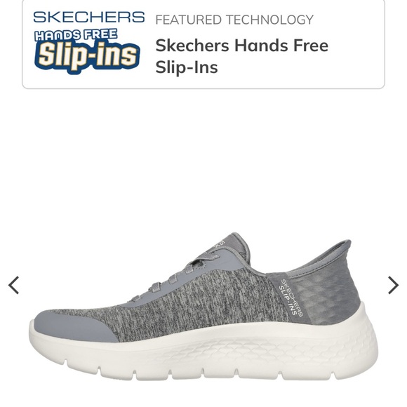 WORN TWICE Skechers Slip-Ins Go Walk Flex “Dacey” ladies’ sneakers, size 7-1/2 M - Picture 7 of 12